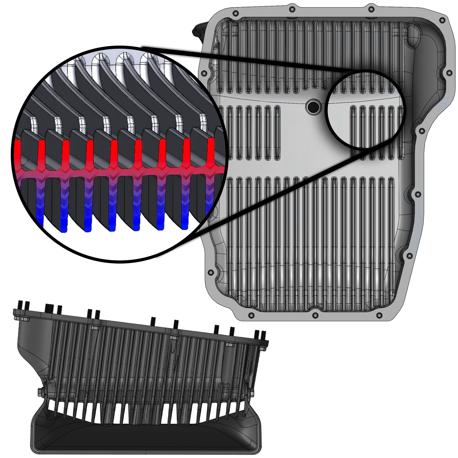 Banks 68RFE Ram-Air Transmission Pan, Technical Features