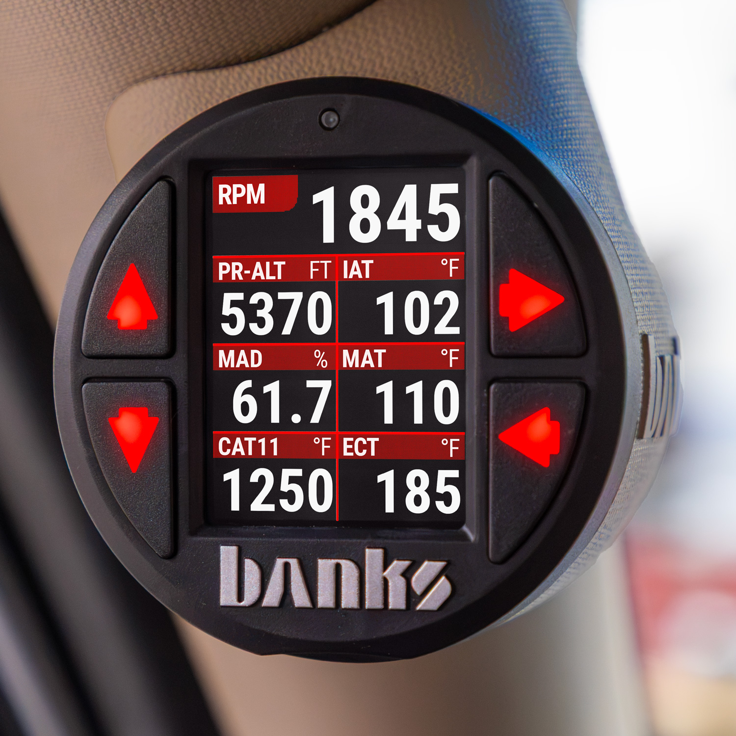 Banks Power,Banks Stealth Pod, a-pillar mount for Gauge Pod, straight